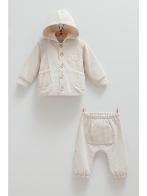 Caramell Little Emu Cool Spring Kapüşonlu 2'li Takım