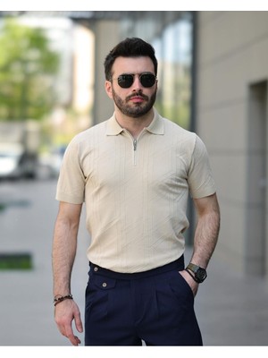 Baselco Fermuarlı Triko Tshirt