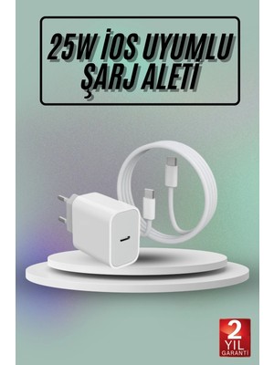 Butik Hızlı Şarj Güç Adaptörü Şarj Aleti Ios Uyumlu 15/pro/pro Max