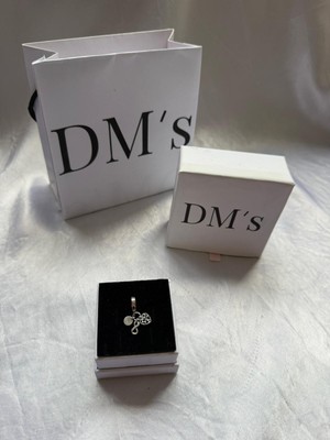 DMs Silver 3'lü Sallantılı Aile Sonsuzluğu Gümüş Charm