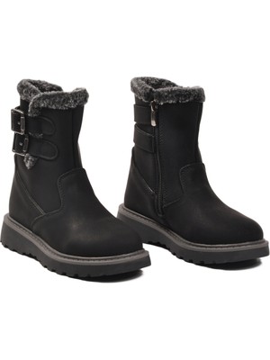 Ayk's Siyah Polarlı Çocuk Bot Buckle F