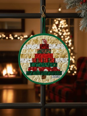 Empressco Yeşil Yılbaşı Kapı Süsü, Renkli ve Şık Dekoratif Panosu