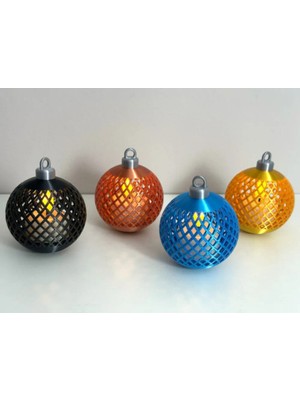 Empressco Mavi Yılbaşı Ağacı Süsleri, Set Halinde 3 Adet, Şık ve Dekoratif Seçenekler