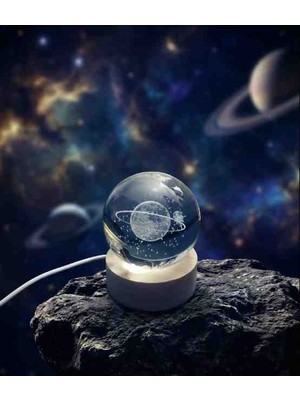 Mik Store Satürn Tasarımlı Dekoratif Masa Lambası