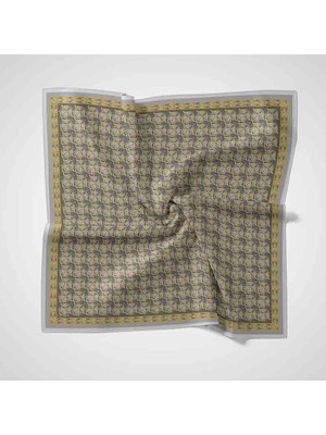 Piramit Naturel Eşarp | Osmanlı Motif