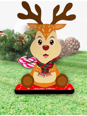 Empressco Yılbaşı Geyik Figürü Çok Renkli Dekoratif Süsler