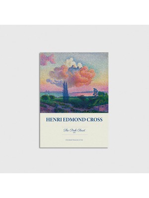 Domirus Henri Edmond Cross - The Pink Cloud Çerçevesiz Poster Duvar Dekorasyonu