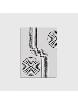 Domirus Parallel Çerçevesiz Poster Duvar Dekorasyonu