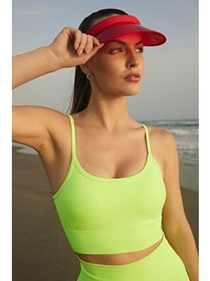 Jerf Neon Yeşil Gela Ayar Askılı Sport Bra Kadın Rahat Kesim ve Nefes Alabilir Kumaş Özellikleri
