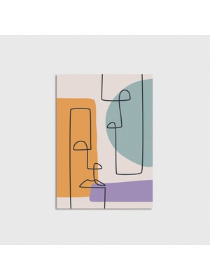 Domirus Face To Face V1 Çerçevesiz Poster Duvar Dekorasyonu