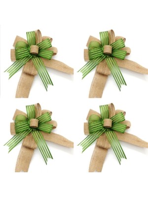 Empressco Çok Renkli Hediye Kutuları ve Paketleri, 4'lü Set, Fiyonk ve Çiçek Süsüyle