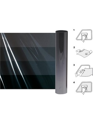 Otovo Çizilmez Oto Cam Filmi 75 cm x 6 Metre %20 Orta Seviye Kararma
