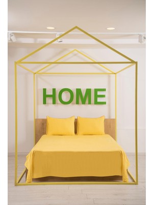 Benetton Sarı Çift Kişilik Nevresim Takımı