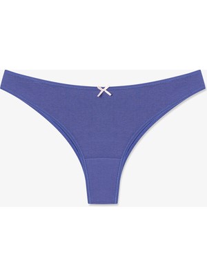 Penti Renkli Lilac Princess 3'lü Pamuklu Brazilian Külot