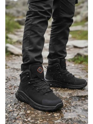 Scooter Siyah Nubuk Su Geçirmez Kadın Outdoor Ayakkabı G2041 G