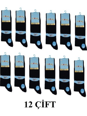 Dündar 12 Çift Pamuklu Erkek Soket Çorap