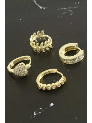 Tragus Zirkon Taşlı Halka Piercing 1 Adet