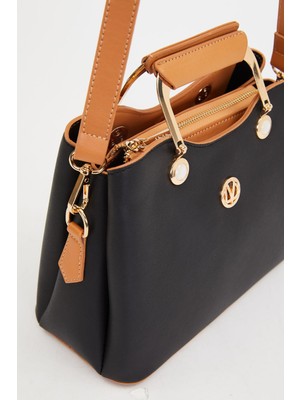 Ayk's Siyah Kadın El ve Omuz Çantası Levidor 930534