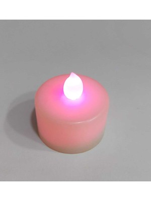 Empressco Renkli LED Mini Mum, Pilli, Dumansız, Dekoratif, Ev ve Yaşam, 1 Adet