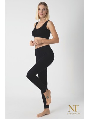 NT Underwear Kadın Bambu Uzun Tayt – Hafif, Rahat, Terletmeyen