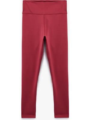 Koton Yüksek Bel Slim Fit Basic Spor Tayt