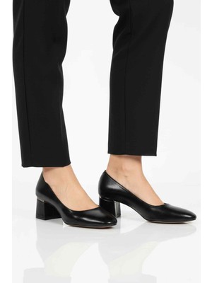 Ayakmod Siyah Kadın Topuklu Ayakkabı 357184 Z