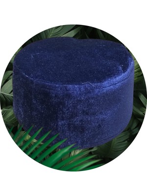 Takke,katlanabilir Takke,sarıklık Fes,cami Malzemesi,cübbe,kadife Takke, Siyah TAKKE,(T133)