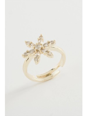 Lotus Zirkon Taşlı Yüzük