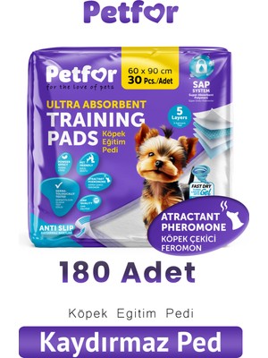 Petfor Yatak Koruyucu Örtü Kaydırmaz Bantlı 60X90 180 Adet
