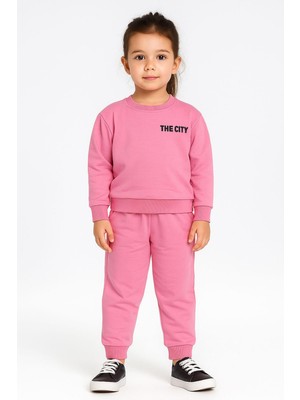 New Kids The Cıty Baskılı Pamuk 2 Iplik Mevsimlik Unisex Çocuk Takım