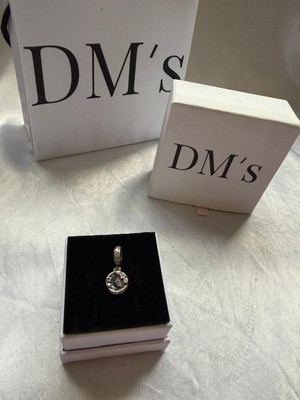 DMs Silver Gece Gökyüzü,hilal ve Yıldızlar Gümüş Charm'ı