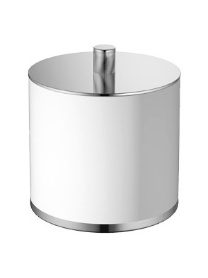 Omg Sol Pamukluk, Silindir, Tezgah Üstü - Mat Beyaz/krom