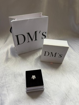 DMs Silver Kar Tanesi Pave Gümüş Charm'ı