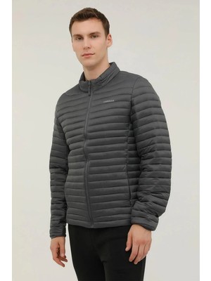 Lumberjack ML PERRY COAT 1SN21 5PR Gri Erkek Mont