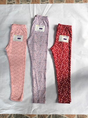 İncili Kız Çocuk Mevsimlik Baskılı Tayt