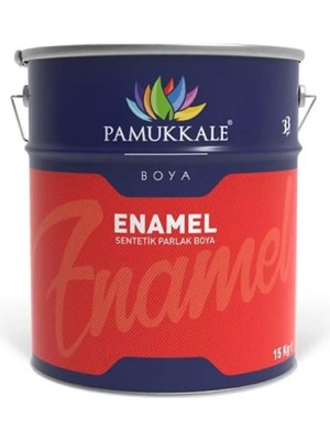 Pamukkale Enamel Sentetik Parlak Yağlı Boya 15 Kg 80 Gloss Bayrak Kırmızı Ral 3001