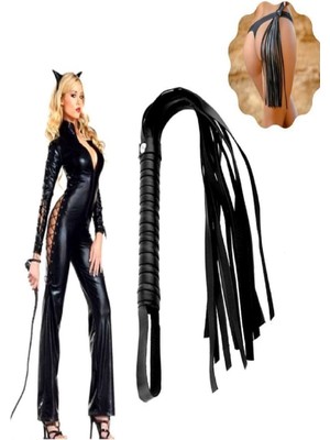 Candy Women Kalın Deri Fantazi Kırbaç Aksesuar