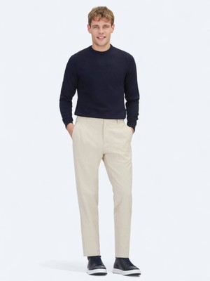 Bej Dokuma Jogging Fit Casual Pantolon