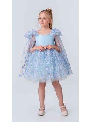 Papatya Model Kız Çocuk Abiye Elbise