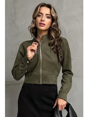 Büşra butik2025 Kadın Süet Ceket