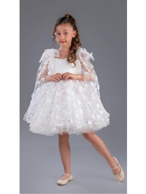 Papatya Model Kız Çocuk Abiye Elbise