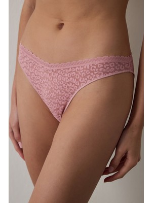 Penti Lila Easy Lace Dantel V Model Slip Külot