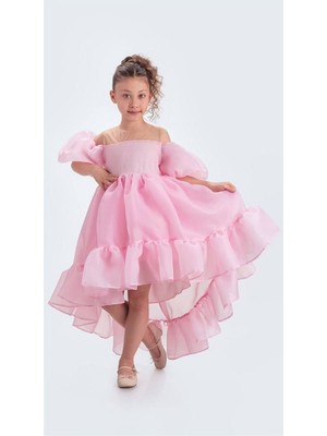 Kuyruklu Kız Çocuk Abiye Elbise