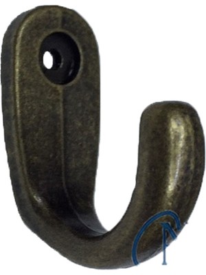 Büyük Tekli Fincan Askı, Dekor Askısı - Antik, 12X23X30 mm