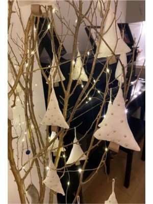 Empressco Ekru Yılbaşı Süsü, Şık ve Şık Dekorasyon Aksesuarı