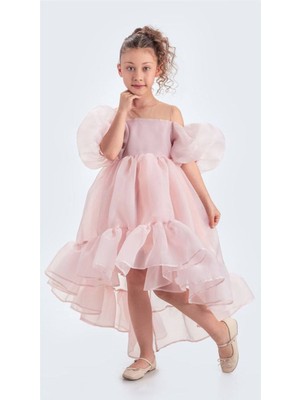 Kuyruklu Kız Çocuk Abiye Elbise