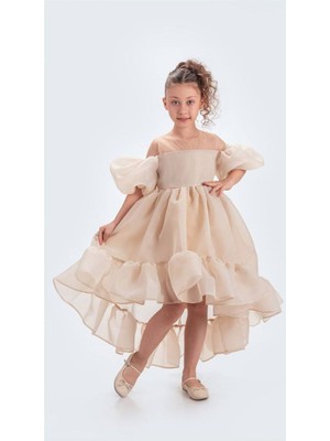 Kuyruklu Kız Çocuk Abiye Elbise
