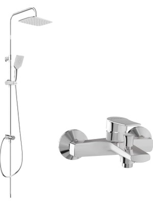 Eczacıbaşı Punto+ 301 Banyo Bataryası ve Duş Kolonu Seti