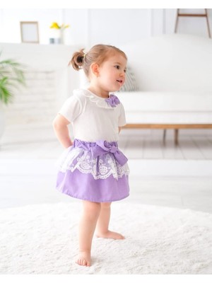 Aysskids Berry Etekli Kloş Bebek Takım Kız Bebekler İçin Şık ve Rahat Mini Stil