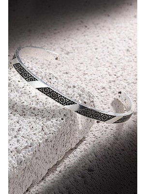 Frnch Erkek Handmade Antik Desenli Kelepçe FRJ11174-1274-A2